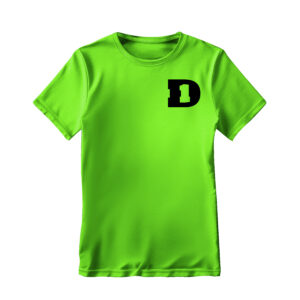 D1 Lime Green Tee w/ Black Logo