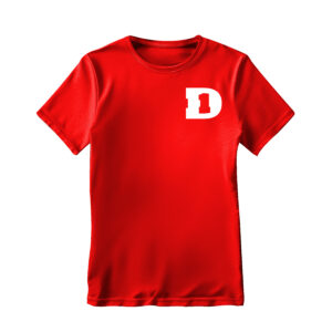D1 Red Tee w/ White Logo